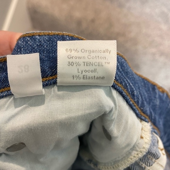 Reformation Jeans Liza Ultra High Rise Straight cropped Jeans - Picture 11 of 11